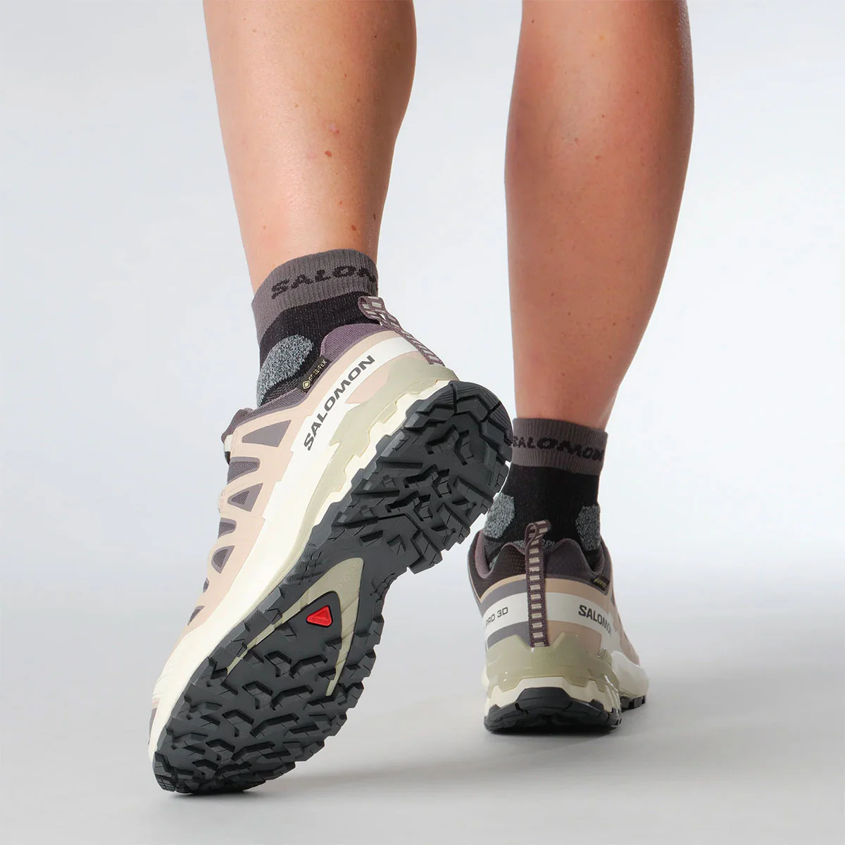 SALOMON - DONNA - XA PRO 3D V9 GTX Nine Iron / Oxford Tan / Alfalfa - immagine 9