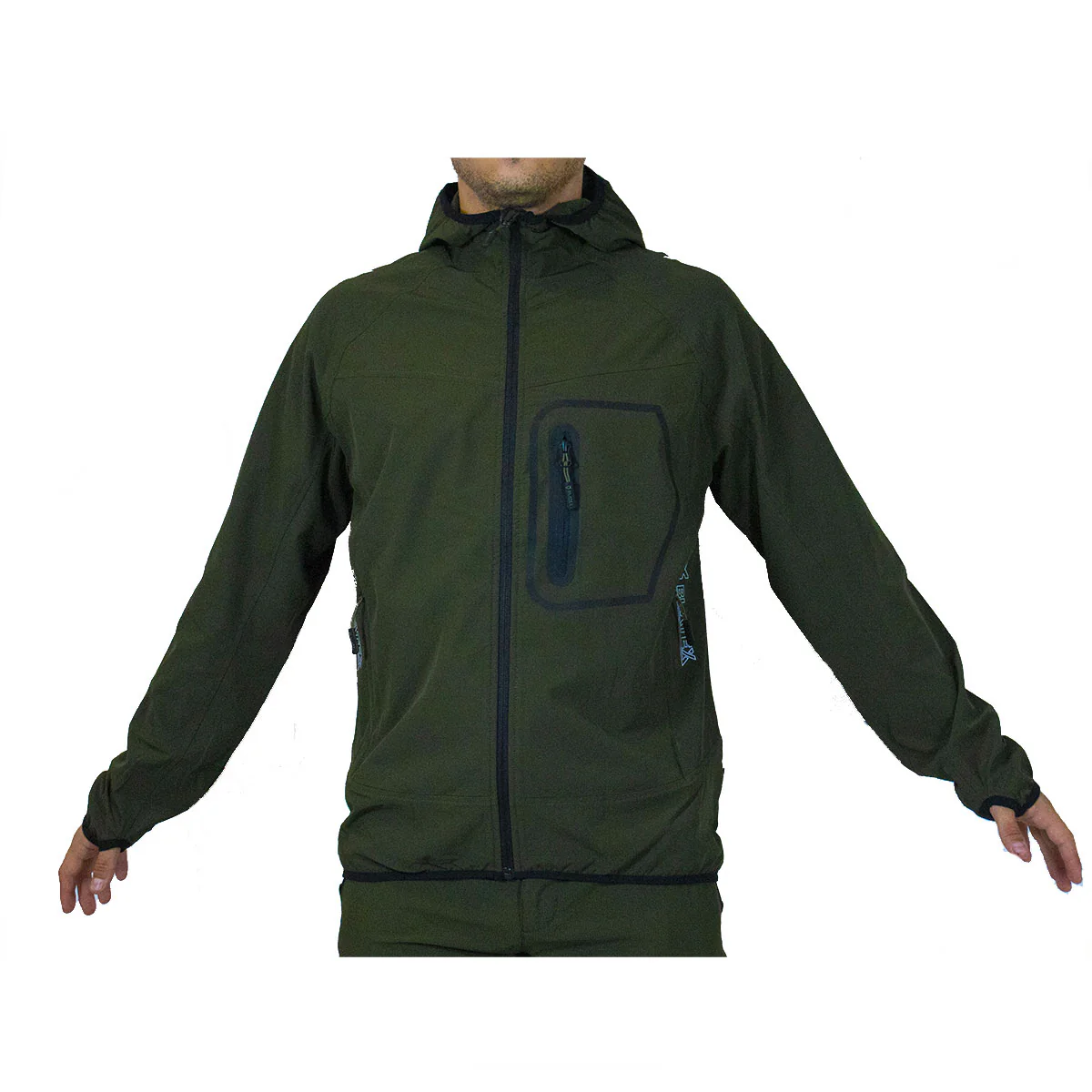 BLATEX - GIACCA STRETCH VERDE - immagine 2
