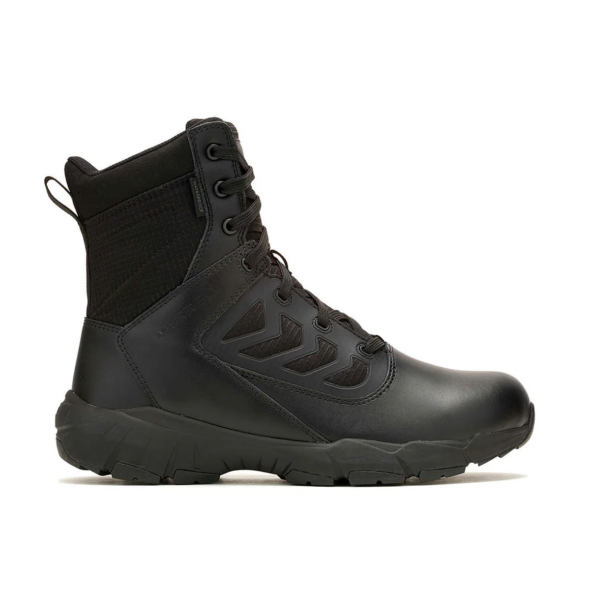 SCARPONI - MERREL - FULLBENCH TACTICAL 8'' ZIP WATERPROOF CB Black - immagine 2