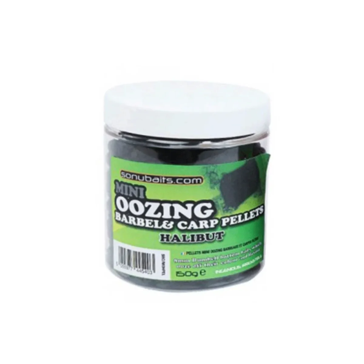 SONUBAITS - MINI OOZING BARBEL & CARP PELLETS Halibut 150g - immagine 2