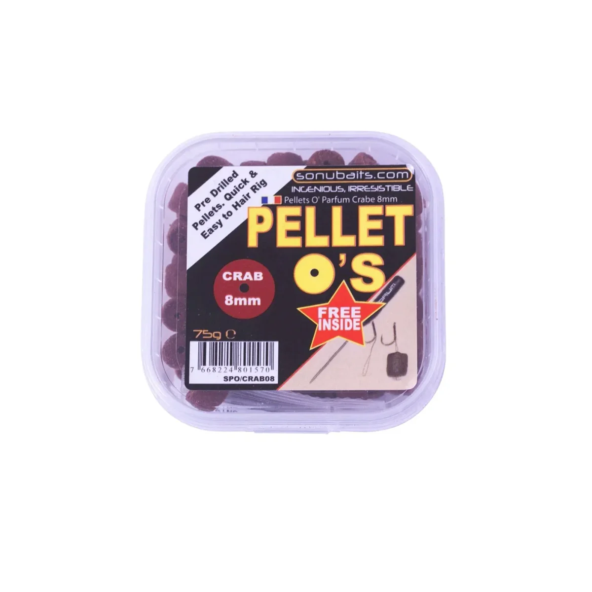 SONUBAITS - PELLET O'S CRAB 8mm 75g - immagine 2