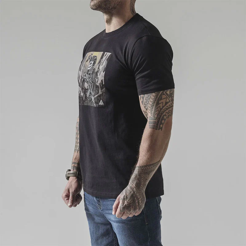 DIRECT ACTION - T-SHIRT DA SKELETON | Cotton | Black - immagine 6