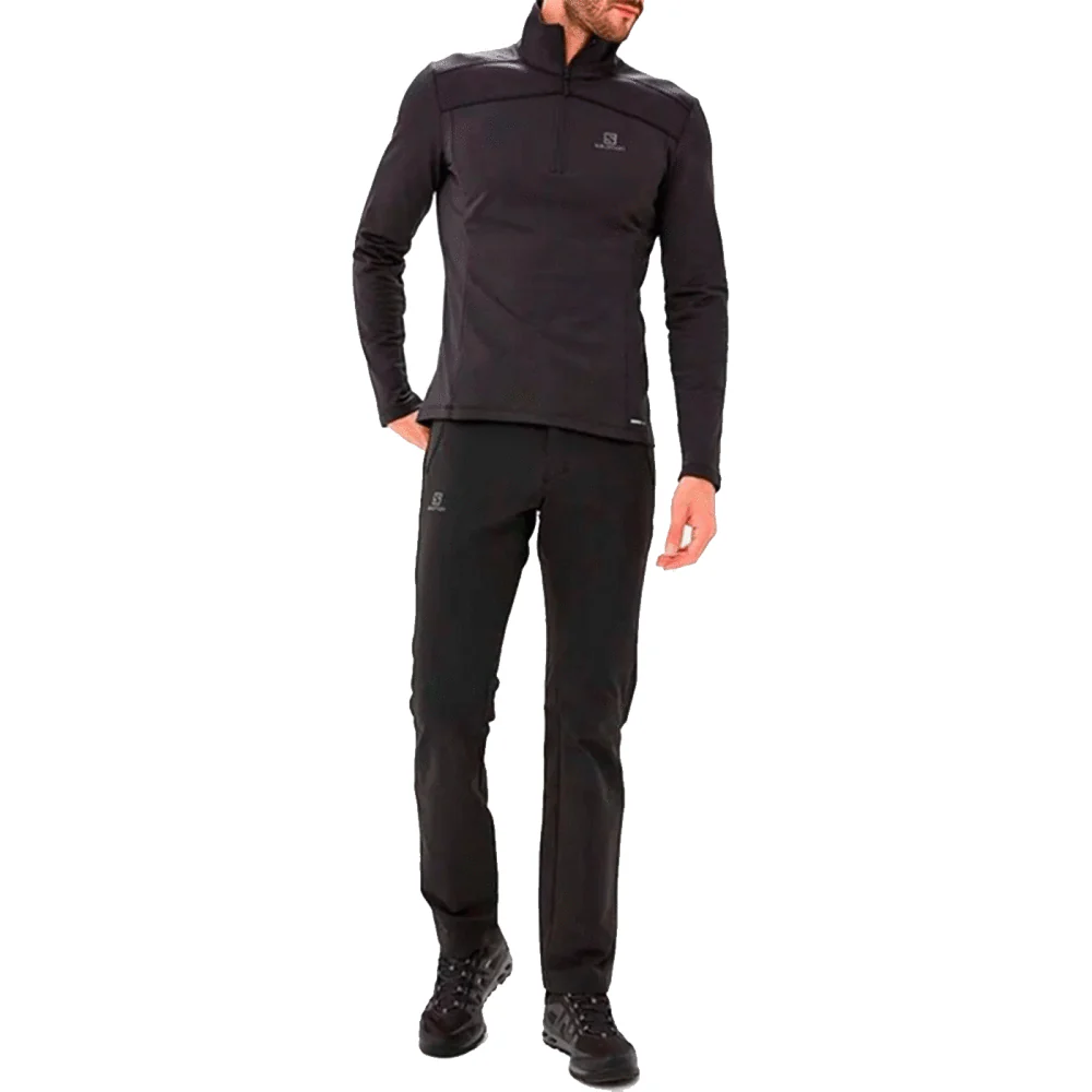 PANTALONE - SALOMON - UOMO - WAYFARER WARM STRAIGHT PANT M Black - immagine 5