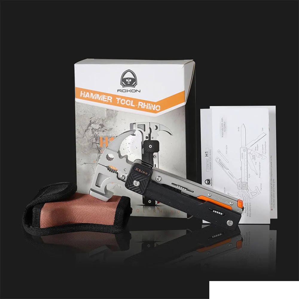 PINZA/COLTELLO - ROXON - HAMMER TOOL RHINO H1 17 IN ONE - immagine 8