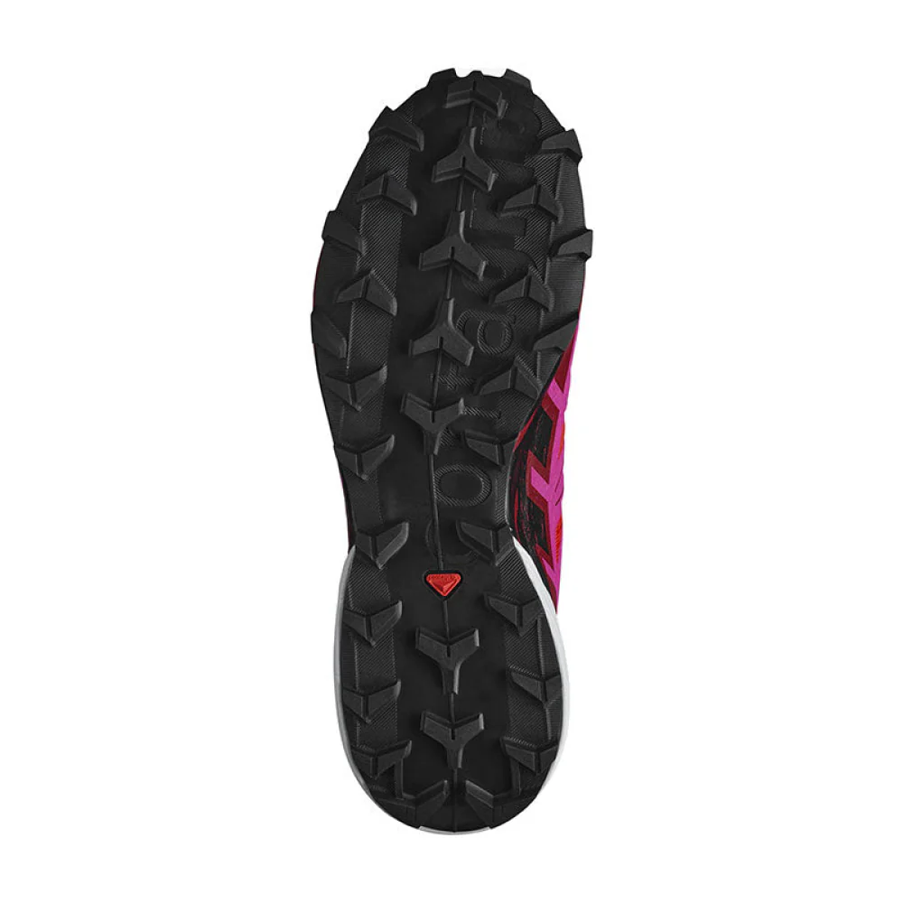SALOMON - DONNA - SPEEDCROSS 6 W Fiery Red / Very Berry / White - immagine 4
