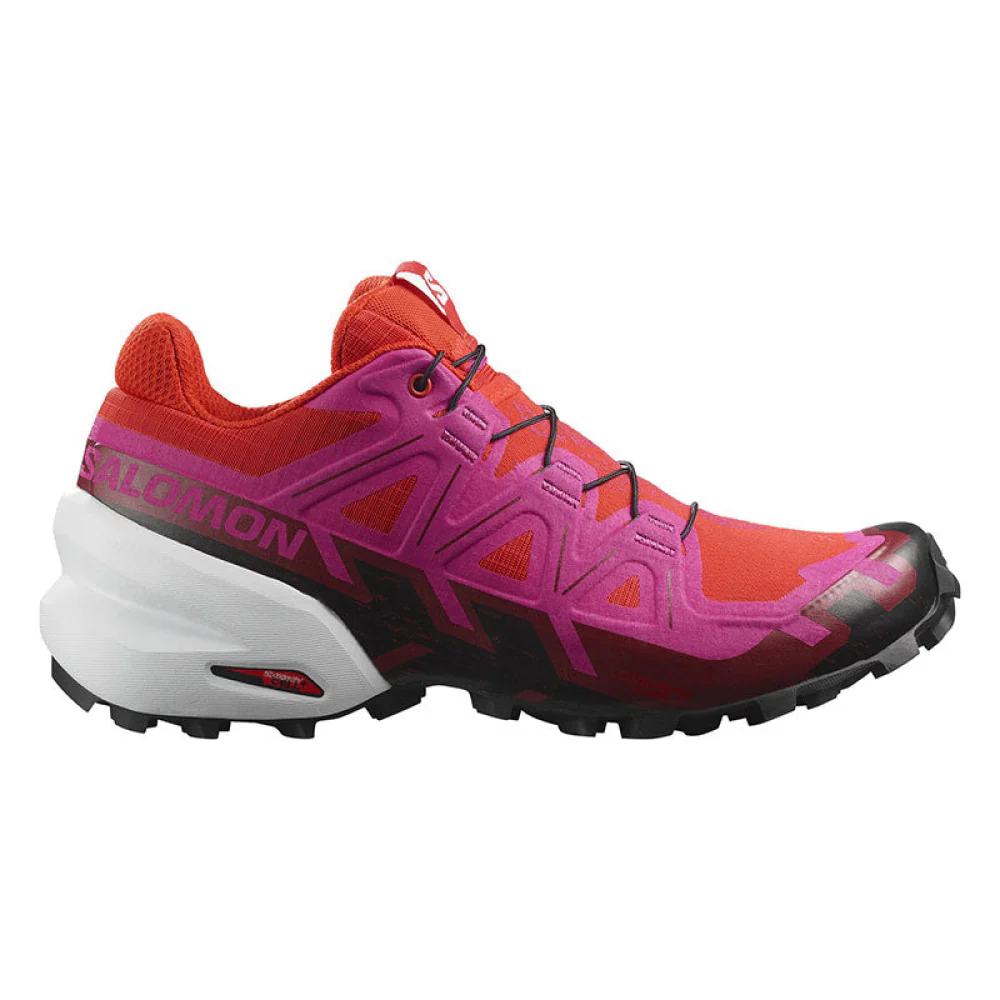 SALOMON - DONNA - SPEEDCROSS 6 W Fiery Red / Very Berry / White - immagine 2
