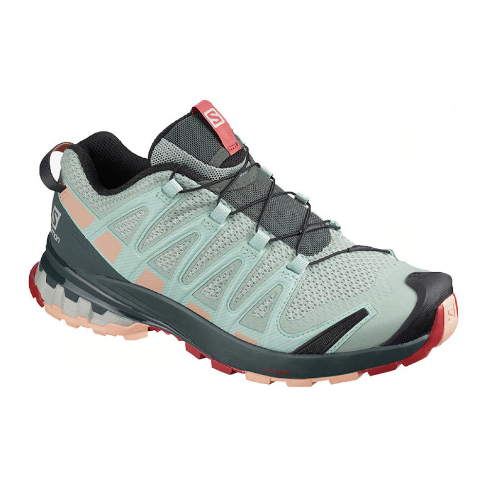 SALOMON - DONNA - XA PRO 3D V8 W Grigio acqua / Urban Chic / Pesca tropicale - immagine 2